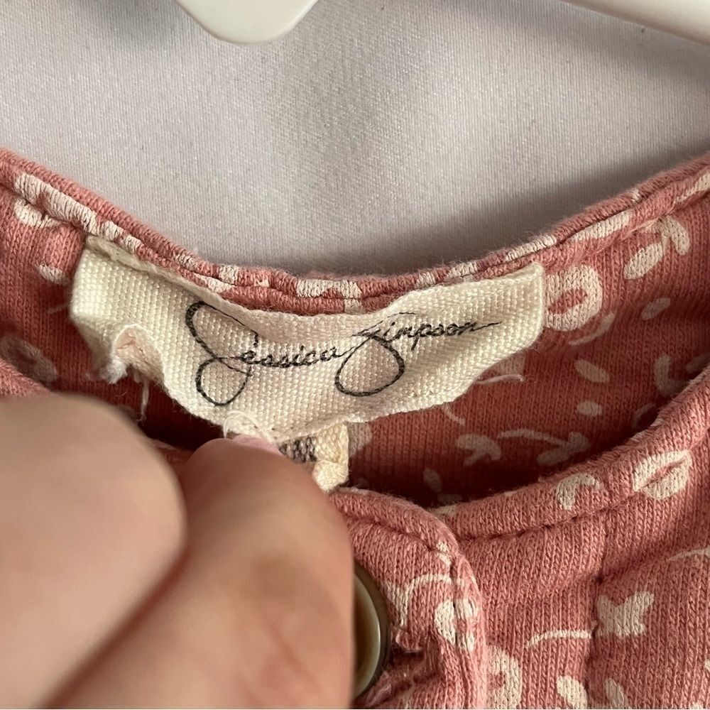 Jessica Simpson Pink Floral Quilted Jacket - Picture 6 of 8